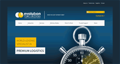 Desktop Screenshot of evolution-timecritical.com