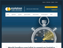 Tablet Screenshot of evolution-timecritical.com